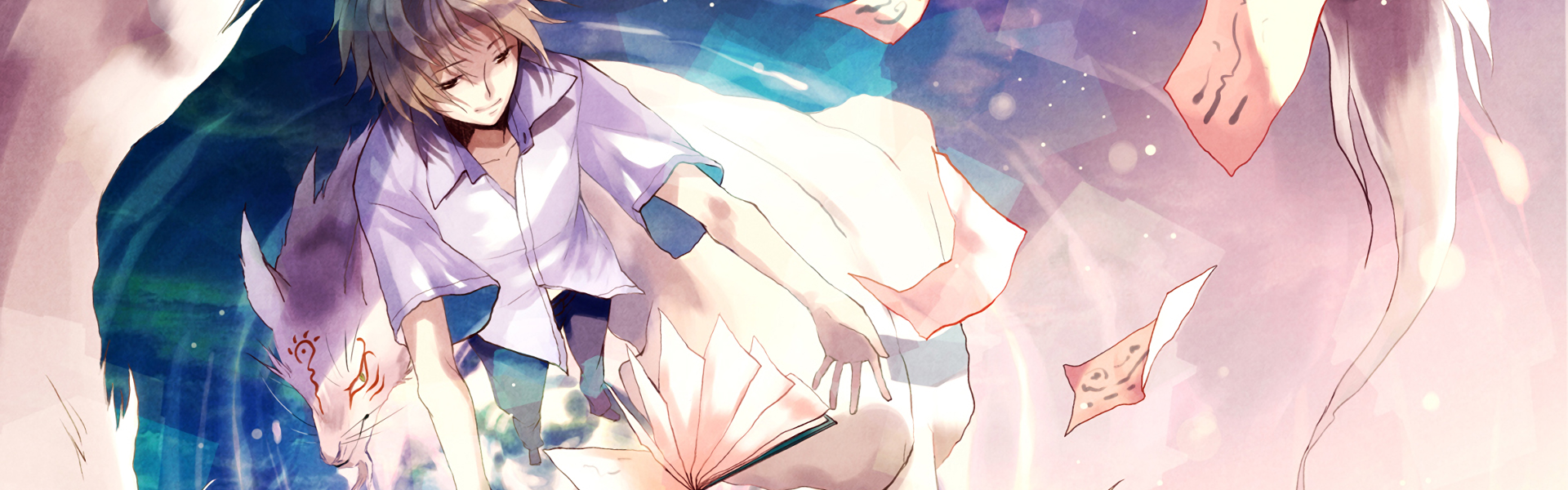 Скачать Тетрадь дружбы Нацумэ обои HD Скачать Тетрадь дружбы Нацумэ обои HD